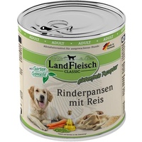 Dr. Alders Landfleisch Dog Landfleisch Dog Classic Rinderpansen mit Reis & Gartengemüse 800g