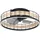 EGLO Frana Deckenventilator 0 cm Rattan Schwarz