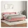 vidaXL Boxspringbett 180 x 200 cm Rosa