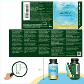 Vegavero Veganes Collagen + Hyaluronsäure Kapseln 120 St.