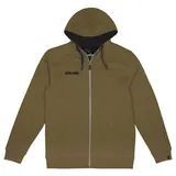 Spalding Flow Reißverschlusspullover/Kapuzenjacke Khaki/Grün M