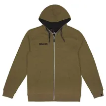Spalding Flow Reißverschlusspullover/Kapuzenjacke Khaki/Grün M