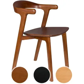 ZUIVER Northwood Esszimmerstuhl Holz braun