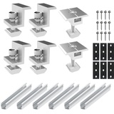 Solarmodul Halterung Kit,Solarpanel PV Zubehör für Dach Balkonkraftwerk,Befestigung Solarmodul Für Solar Panel,PV Anlage Set für Modulhöhe 35mm,für Blechdach Flachdach Montage Solarpanel Dach