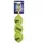 Nobby Tennisball mit Squeaker 3 St.