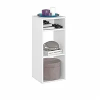 Komto Regal Weiß - Bücherregal Klein Standregal Würfelregal Büroregal