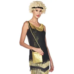 Goldene Pailletten Tasche Caroline - OS