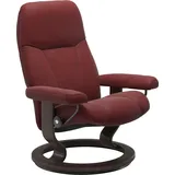 Stressless Stressless® Relaxsessel »Consul«, mit Classic Base, Größe M, Gestell Wenge, rot