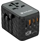 Verbatim UTA-05 GaN III Universal-Reiseadapter schwarz (32120)