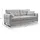 MID.YOU Couch Polyester 3-Sitzer Hellgrau