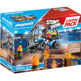 Playmobil Stuntshow Starter Pack Stuntshow Quad mit Feuerrampe 70820