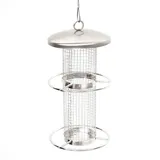 MCW Vogelfutterstation MCW-G90, Futterspender Futtersäule, Edelstahl 27cm