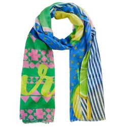 Codello Schal mit Cocktail-Print Onesize Damen 
