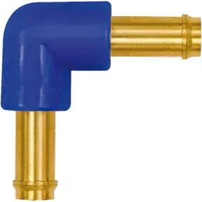 Riegler Winkel-Schlauchverbindungsstutzen, für Schlauch LW 6 mm, Ms/POM