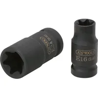 KS Tools 1/2" TX-E-Kraft-Stecknuss, kurz, E12