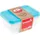 KEEEPER Frischhaltedose eckig blau 20,5 x 15,5 x 6,5 cm 3 x 1,25 l