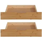 OTTO home Schublade "FINJA ", zertifiziertes Massivholz, 2-teiliges Set braun