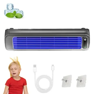 Festberg Cooling Ace, Festberg Cooling Ace Erfahrungen, Festberg Klimagerät, Sherum Cooling Ace Klimagerät, Quiet With 3 Speeds Rechargeable For Bedroom Office Home Rapid Cooling (Blue)