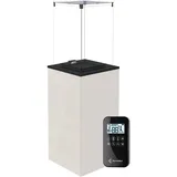 Kratki Terrassenheizer Patio Mini Glas weiß automatische Steuerung 8,2kW