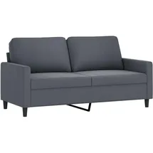 vidaXL 2-Sitzer-Sofa Dunkelgrau 140 cm Samt