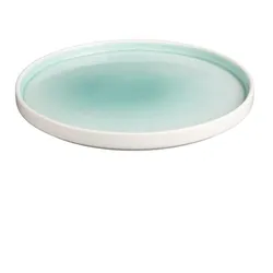 Gastronoble Olympia Fondantplatte Mint - 27cm - 12 Porzellanteller - Teller