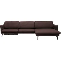 Himolla Ecksofa, Braun, Leder, Echtleder, Rindleder, Uni, Ottomane rechts, L-Form, 330x174 cm, Blauer Engel, Goldenes M, Made in Germany, Emas, Typenauswahl, Lederauswahl, Stoffauswahl, seitenverkehrt erhältlich, Hocker Rücken echt, Wohnzimmer, Sofas & Couches, Wohnlandschaften, Ecksofas