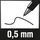 Lamy Kugelschreiber Basic Schwarz 0,5 mm 1 St.