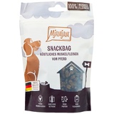 Becker-Schoell AG MJAMJAM Snackbag 100 Gramm Hundesnacks köstliches Muskelfleisch vom Pferd