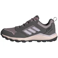 Adidas Damen Tracerocker 2.0 Gore-TEX Trail Running Shoes, Charcoal/Silver Dawn/preloved fig, 42 2/3 EU