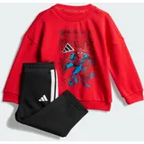 adidas Unisex Kids Marvel Spider-Man Jogginghose Kinder Pure Ruby / White - 92