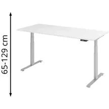 baselite Schreibtisch BaseLite Weiß / Silber