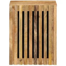 vidaXL Bad-Wandschrank 38x34x48 cm Massives Raues Mangoholz