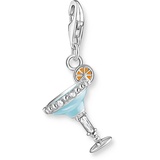 Thomas Sabo 1930-041-7 Charm-Anhänger Blaues Cocktail-Glas