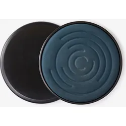 Slider Pads Muskelkräftigung benutzbar auf allen Böden 2er-Pack dunkelblau No Size