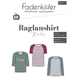 Fadenkäfer Schnitt "Raglanshirt" für Kinder
