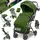 Kidiz KIDIZ® Kinderwagen Kinderbuggy klappbar Liegebuggy Sportwagen Faltbar 360° Räder 5-Punkt Gurt Inkl. Fußsack, Getränkehalter, Regenabdeckung & Moskitonetz verstellbare Rückenlehne & Sonnenverdeck