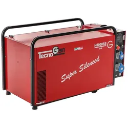 TecnoGen H8000SS - Leiser Benzin-Stromgenerator 5.8 kW - Dauerleistung 5.2 kW - 230V