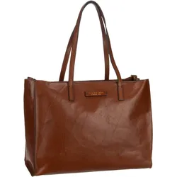 The Bridge Mirra Shopping with Zip 1314  in Marrone/Oro (15.9 Liter), Shopper