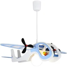 elobra kids Kinderlampe Flugzeug Lack Blau 60 x cm