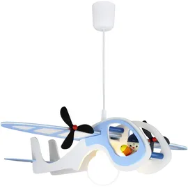elobra kids Kinderlampe Flugzeug Lack Blau 60 x cm