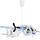 elobra kids Kinderlampe Flugzeug Lack Blau 60 x cm