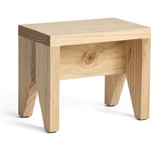 HAY Hocker Holz 30 x 25 x 19 cm Natur
