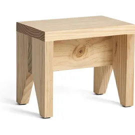 HAY Hocker Holz 30 x 25 x 19 cm Natur
