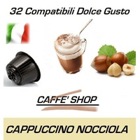 Kompatibel Nescafè Dolce Gusto®, 32 Kaffeekapseln Mischung "Haselnuss"