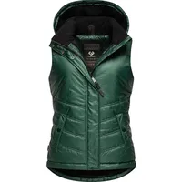 Ragwear Steppweste "Hesty Bling", Damen, Gr. XS (34), grün, Obermaterial: 100% Nylon. Innenfutter: 100% Polyester.