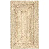 Marrakesch Orient & Mediterran Interior Jute Flur Läufer Teppich Nora 200 x 80 cm