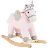 KIKKABOO Schaukeltier Einhorn Plüsch