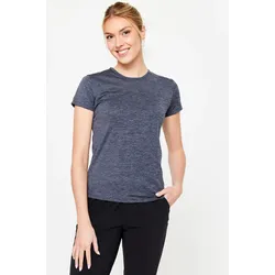 Sport T-Shirt Damen - 100 grau meliert 2XL