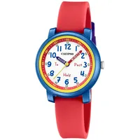 Calypso Kinder Analog Uhr Fashion Kunststoff Silikon Armbanduhr rot UK5827/5 - Rot
