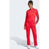 Adidas Essentials 3-Streifen Trainingsanzug Damen Pure Ruby M